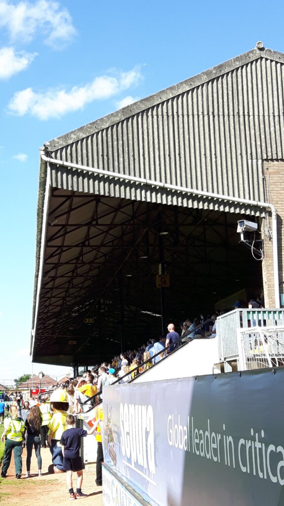 main stand at the abbey stadium