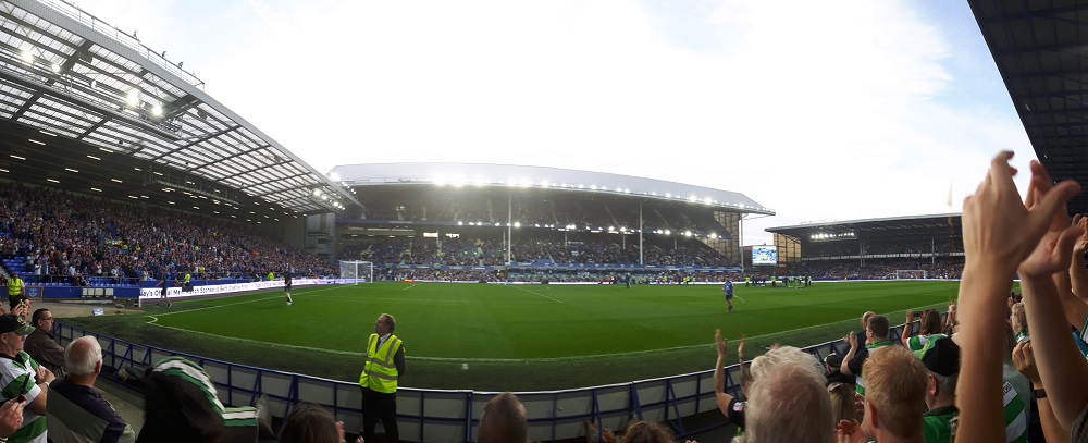 Panoramic from the away end at goodison park