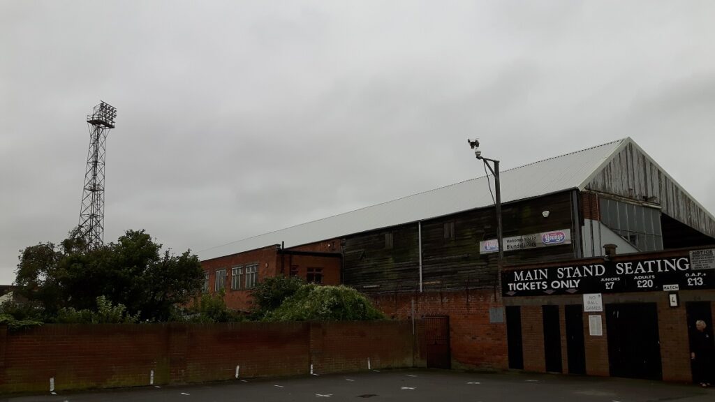 The Main Stand Blundell Park