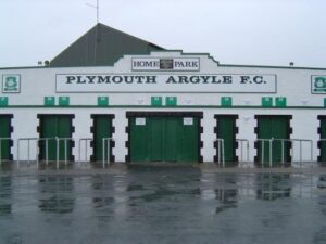 Entrance to Plymouth Argyle's Home Park.