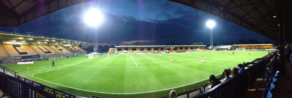 Cambridge United v Middlesborough u21 in the efl trophy (checkatrade trophy)