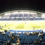 Panoramic photo of the Amex Stadium the home of Brighton and Hove Albion