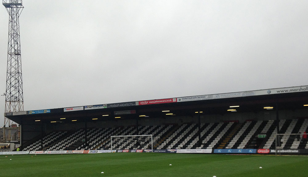 Blundell Park, Cleethorpes, the home of Grimsby Town