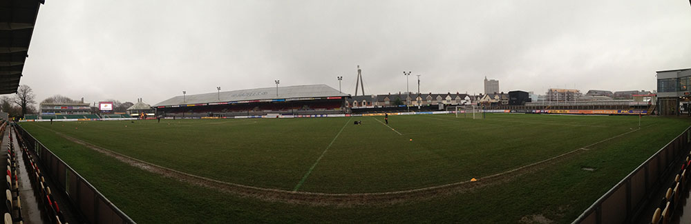 Rodney Parade the home of Newport County FC