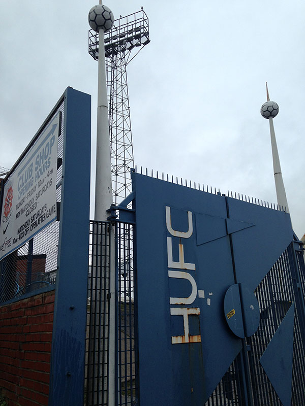 Floodlights at Victoria Park Hartlepool