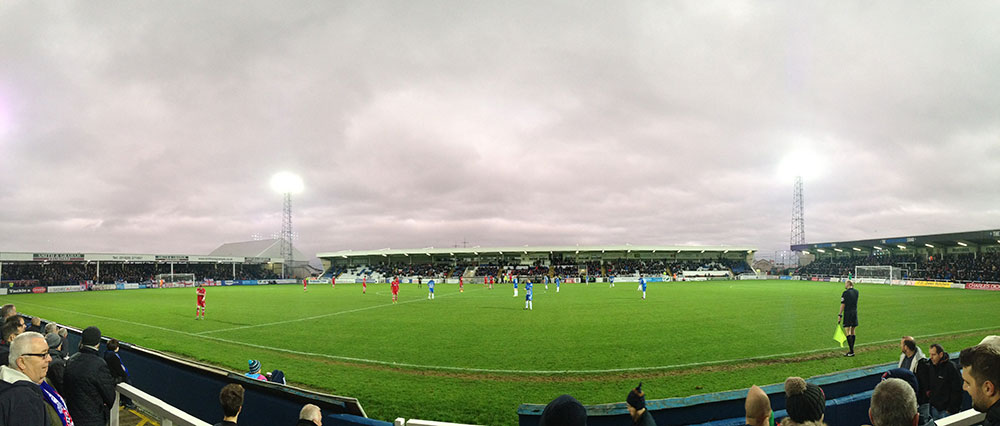 panoramic photo of victoria park the ground of hartlepool united