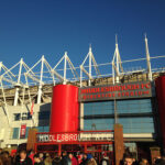 ayresome park gates at the riverside stadium middlesbrough