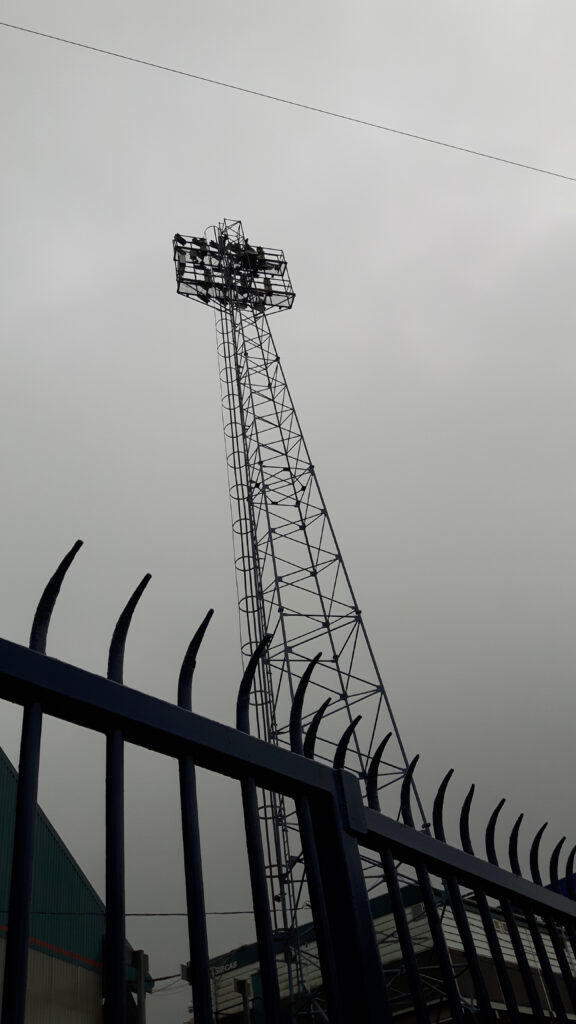 Floodlight plyon at Boundary Park