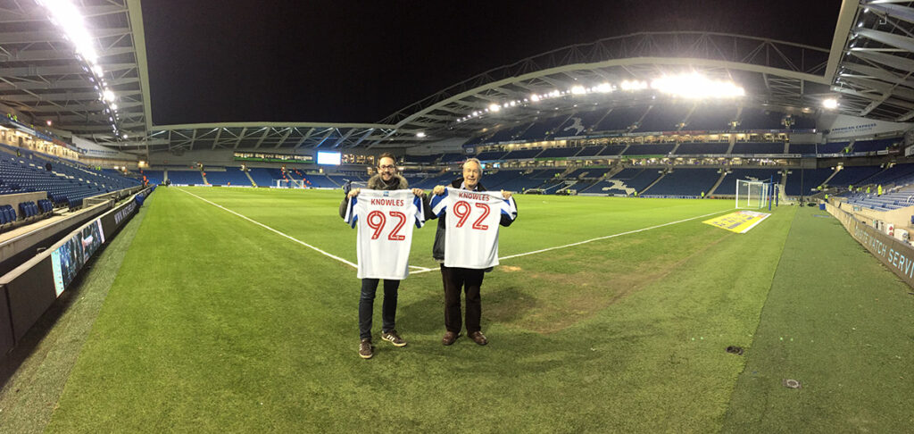 Completing the 92 at the Amex Stadium