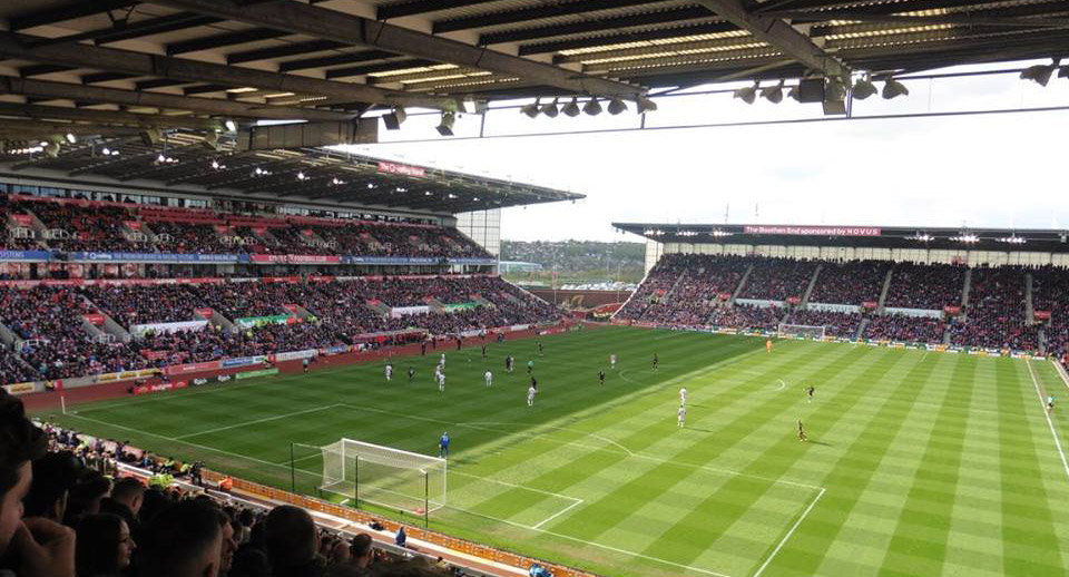 Stoke City v Hull City at the Bet365 Stadium in the Premier League