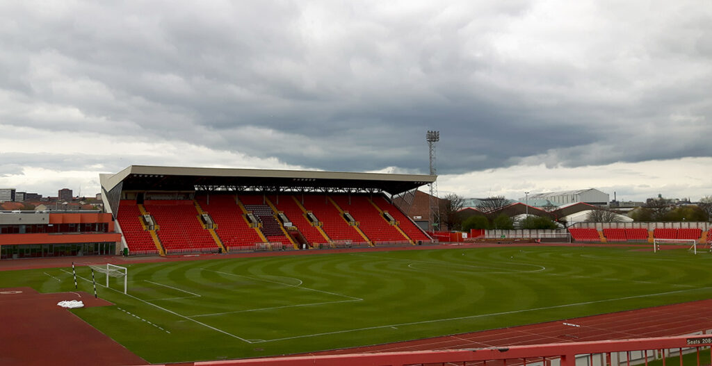 The Gateshead International Stadium, the home of Vanarama National side Gateshead