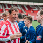 Matthew Le Tissier taking part in play with a legend at the St Marys' Stadium Southampton