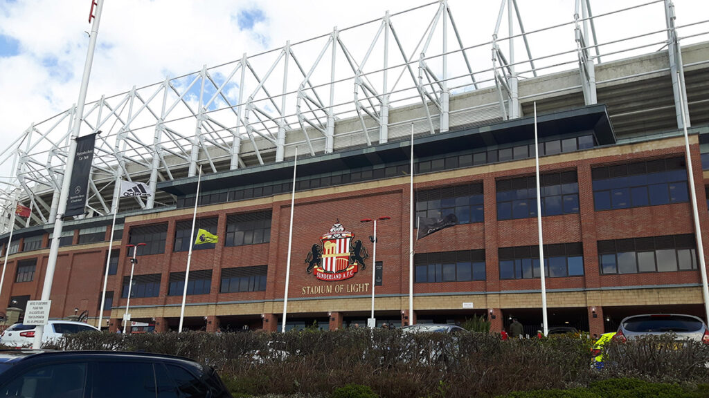 Main entrance at the Stadium of Light