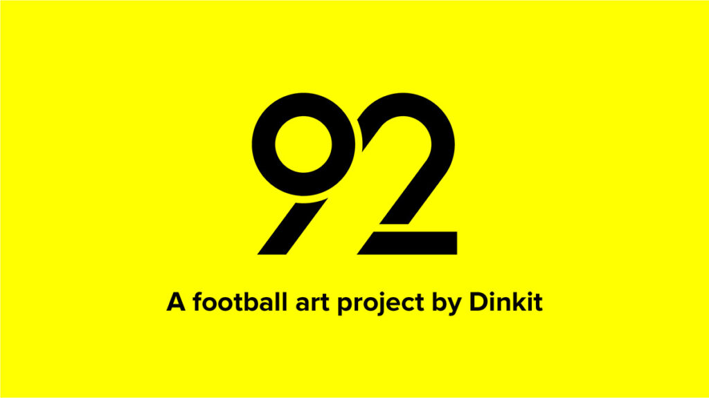 92 - a football art project by Dinkit