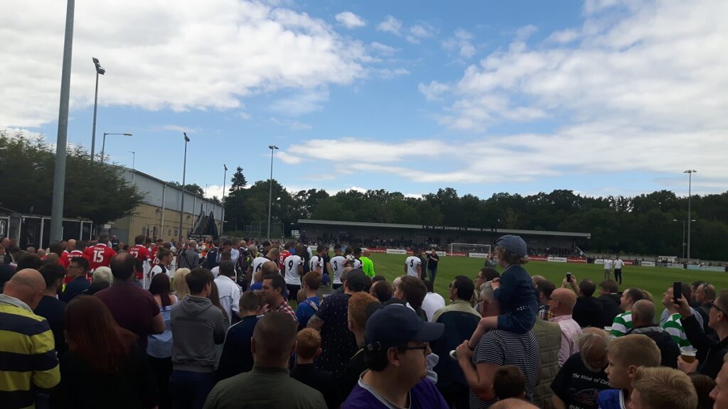 Corby Town v Premier League legends in the non league challenge