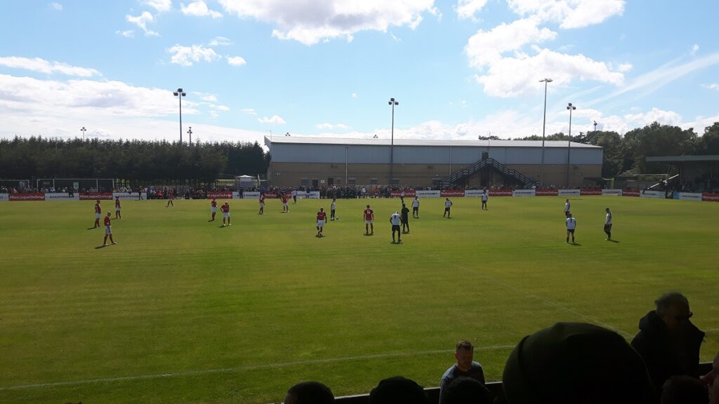 Corby Town v Premier League legends in the non league challenge