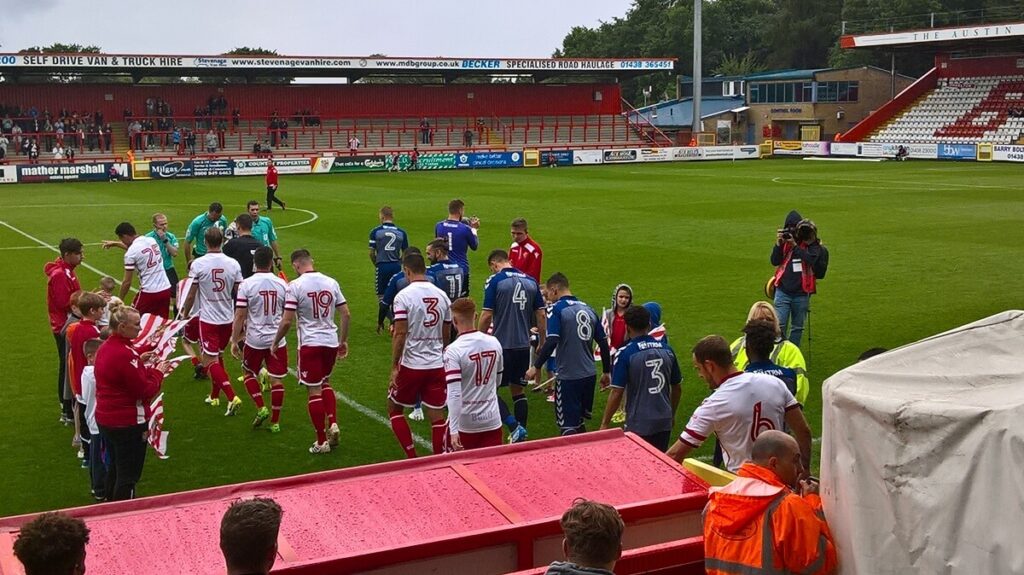 Stevenage v Charlton pre-season friendly at the Lamex Stadium