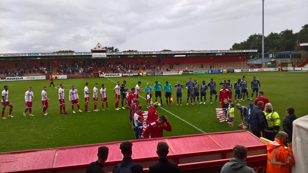 Stevenage v Charlton pre-season friendly at the Lamex Stadium