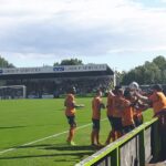 Barnet celebrate equalising at Forest Green Rovers