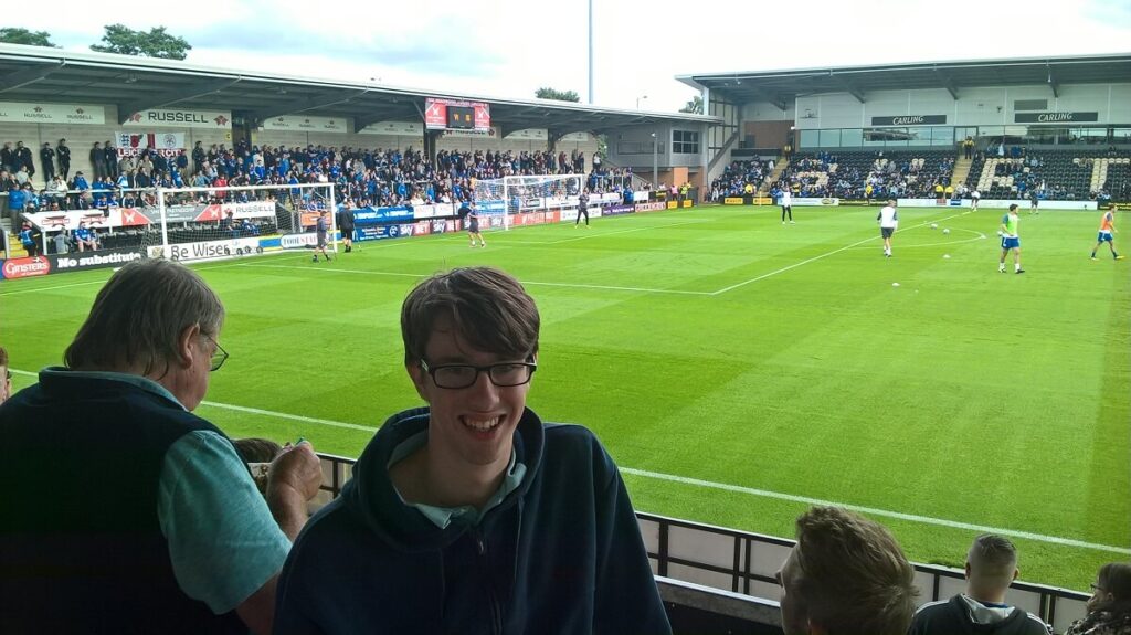 Away terrace at the Pirelli Stadium