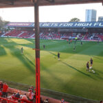 Griffin Park in the evening sunshine