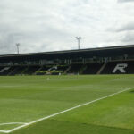 Main Stand at the New Lawn home of Vegan outfit Forest Green Rovers
