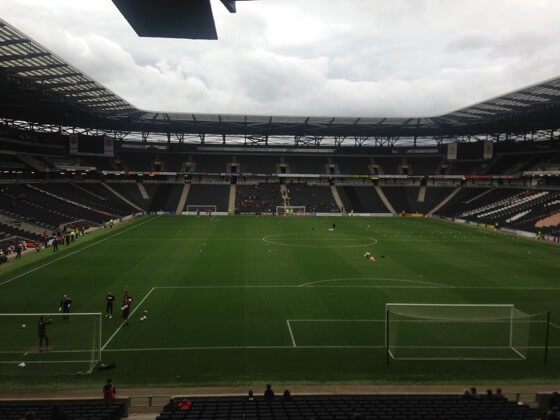 Stadium MK home of league 1 team MK Dons