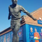 Hughie McIlmoyle loiters outside Brunton Park, home to Carlisle United