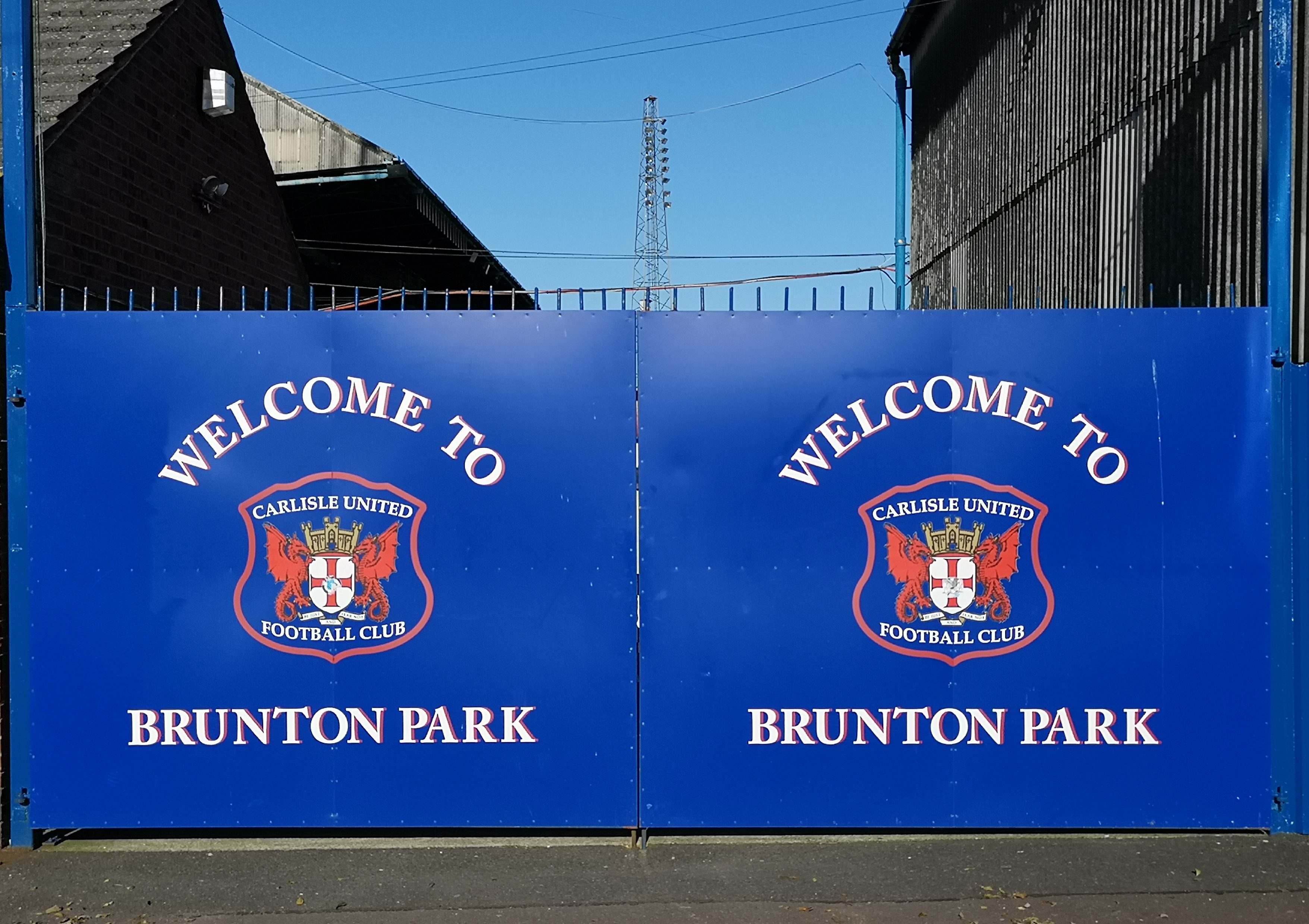 Welcome to Brunton Park, home to Carlisle United Football Club.